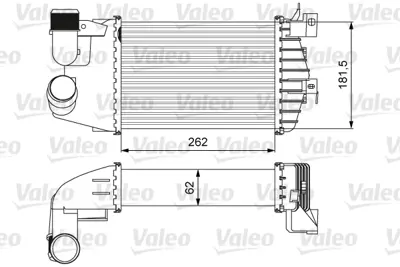 VALEO 818627 Turbo Radyatoru Opel Astra H Z17dtj - A17dtj 6302083