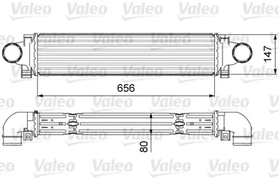 VALEO 818646 Turbo Radyatörü Volvo Xc60-S60-S80 31474506