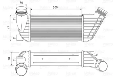 VALEO 818651 Intercooler Radyatoru 807 Expert Iıı C8 Jumpy Jump Iıı 1498985080 384P1