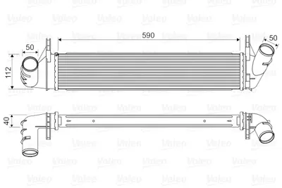 VALEO 818678 Turbo Radyatoru Dacıa Duster, Sandero, Logan 