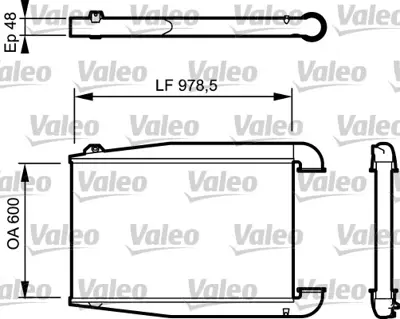 VALEO 818774 Turbo Radyatoru Evobus 6285004600