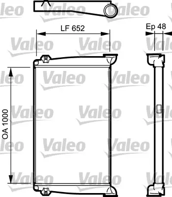 VALEO 818775 Turbo Radyatoru Evobus Cıtaro 6285006000