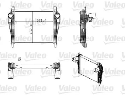 VALEO 818777 Turbo Radyatoru Iveco Eurocargo Eurofıre 504028467