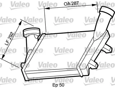 VALEO 818815 Turbo Radyatoru Touareg 5,0tdı V10 4,2tdı V8 02>10> Q7 4,2tdı 07>15 Cayenne 4,5 02>07 7P6145804A 95514580400