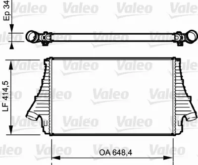 VALEO 818818 Turbo Radyatörü Saab 9-3 2002> 12765753