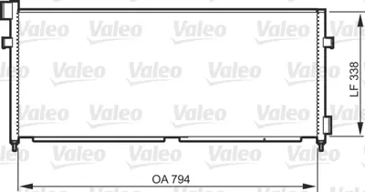 VALEO 818987 Kondenser Volvo Fh12 Serıes 3980841