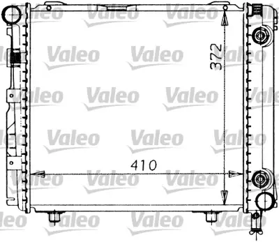 VALEO 819201 Motor Su Radyatoru (Klımasız) 190 W201 84>87 W124 85>93 S124 85>92 C124 87>92 A2015002903