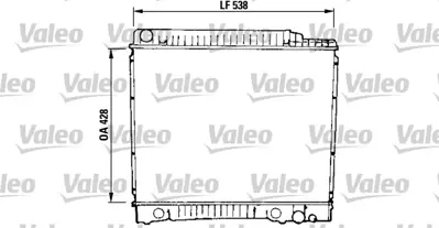 VALEO 819379 Motor Su Radyatoru W123 300 Turbo-D 81>85 A1265003503