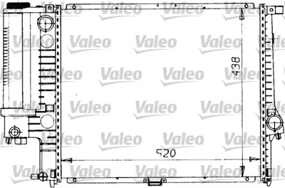 VALEO 819412 Radyatör Seri 5 E34 525 I 17111737763