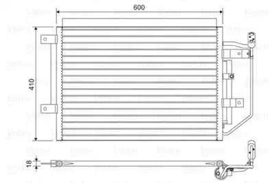 VALEO 822556 Kondenser Mıtsubıshı Colt MR568975