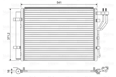 VALEO 822582 Kondenser Hyundaı Ix20 976061P000