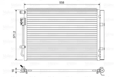 VALEO 822597 Kondenser Hyundaı I20 Iı 97606C8050