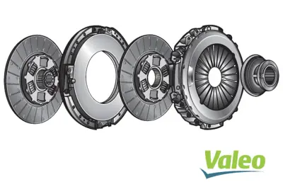 VALEO 827030 3 Lü Debriyaj Takımı Baskı Disk Rulman Çiftli Volvo Fh12 85003001