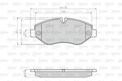 VALEO 872229 On Fren Dısk Balata Daıly Iıı C / L / S Tum Modeller 05 / 06> 42561355