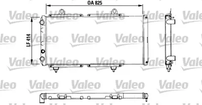 VALEO 883765 Radyatör C25 D 2.5 1300F7 2112725 7707251 ZF07555444