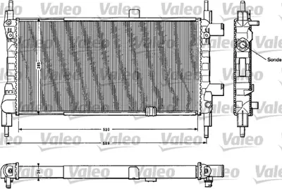 VALEO 883856 Radyatör Astra B 1.2 N 1302049