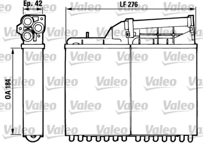 VALEO 883982 Kalorifer Radyatörü Bmw E34 88-97 64111384725