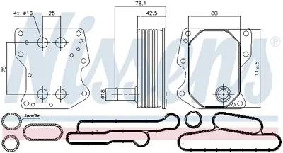 BSG 30-506-021 Yag Sogutucusu BK3Q6B624CD