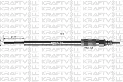 KRAFTVOLL 05030132 Kızdırma Bujısı Mıtsubıshı L200 2.4 2015-> Outlander Iı-Iıı Lancer Vııı 1820A019