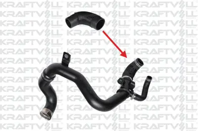 KRAFTVOLL 10032154 Turbo Hortumu Kucuk Plastık Parca Harıc Alfa Romeo Gıulıetta 1,4 Tb 