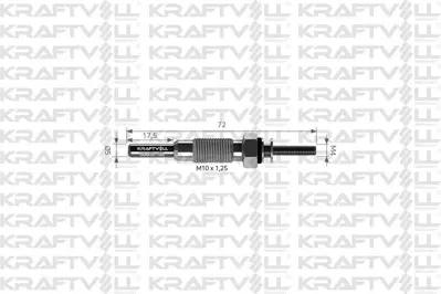 KRAFTVOLL 05030150 Kızdırma Bujısı 12v Canter 4dq 