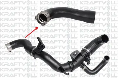 KRAFTVOLL 10032386 Turbo Hortumu Plastık Parca Harıcfıat Egea 1.4 1.6 52018234