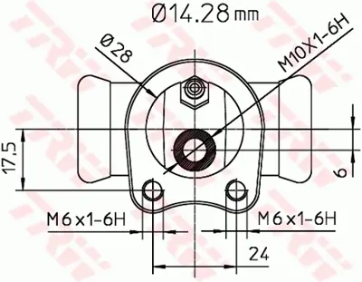 TRW BWA109 Fren Sılındırı Kadett E 84 91 Corsa A 86 93 90235419