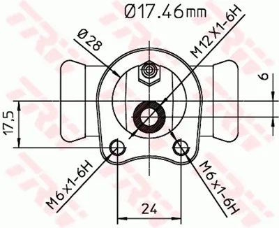 TRW BWC112 Fren Silindiri Opel Ascona C.Kadett 90187568