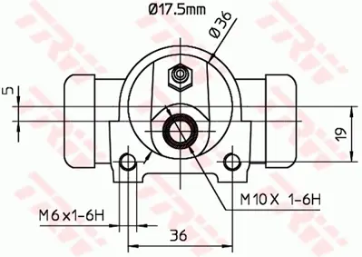 TRW BWC156 Fren Sılındırı Tempra Sw 1,6 2,0 17,5mm 793437