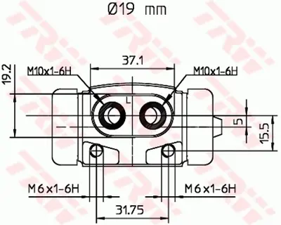 TRW BWD189 Fren Sılındırı Cıvıc Iv 1,5ı V Tec E 09 / 94 01 / 97 Cıvıc Iv 1,5ı 16v 10 / 91 11 / 95 Cıvıc Iv Fast 43300SK3E10 EJP1489 GWC901523