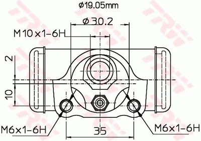 TRW BWD337 Fren Sılındırı Sol / Sag 19,05mm Rav 4 Iı Xa2 1,8 Vvtı / 2,0 Vvtı 4wd / 2,0d 4d 4wd 00> 47550B4010