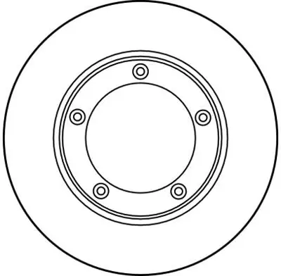 TRW DF1209 On Fren Dısk Aynası J9 Em Olcu: (Cap: 280mm, Kalınlık:14mm, Genıslık: 55,5mm) 4246B8