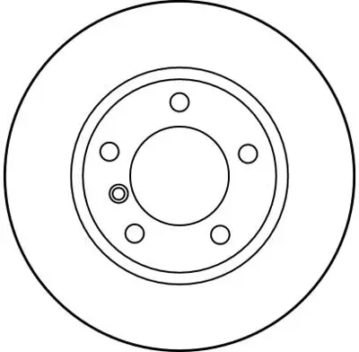 TRW DF1537 Fren Diski Ön Bmw 3 E36  Düz 286mm 6757751