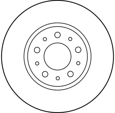 TRW DF1697 Fren Diski Ön 740 84>92 940 90>94 960 90>96 68489020