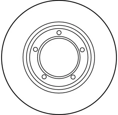 TRW DF1833 Fren Diski Ön 90-110 83>90 Defender 90> Dıscovery 89> LR017951 R571762