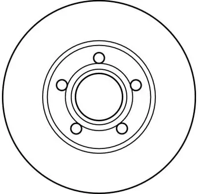 TRW DF2626 Fren Dısk Audı-100 Vw(89-90)200(84-90) On Hk 447615301B