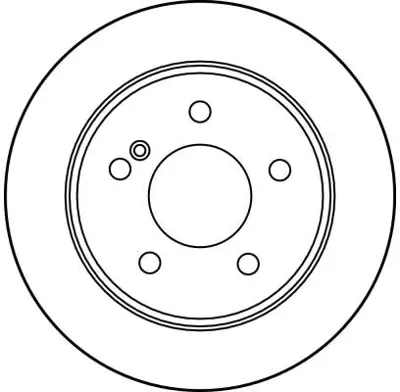 TRW DF2653 Fren Dıskı Arka W202 93>00 W124 93>95 C124 93>97 A2024230012