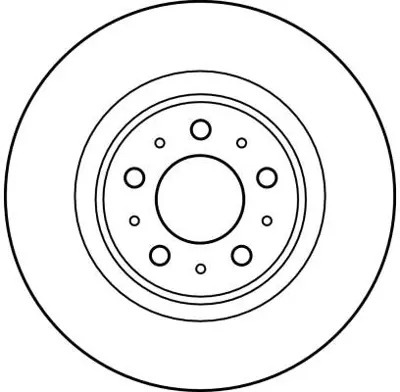 TRW DF4233 Fren Diski Ön S70 96> V70 C70 98> 850 91> Havalı 302mm 31262095