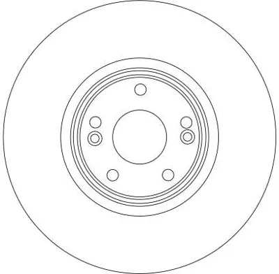 TRW DF4259S Fren Diski Ön Laguna Iı 01>308×28 5 Delik Havalı 8200019581