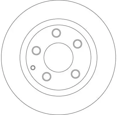 TRW DF4442 Fren Aynası Arka Duz Mazda 6 03-08 Premacy 00-05 (280x5) NF4726251