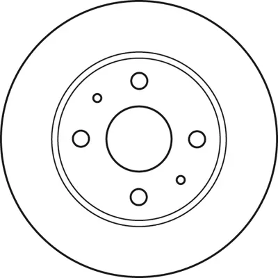 TRW DF4887 Fren Dıskı Ön 43512B1050 43512B1050000
