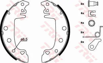 TRW GS8315 Kampana Balata M131 / R12 423807 424572 7702124892