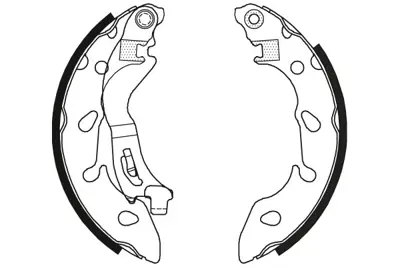 TRW GS8796 Arka Pabuç Balata Panda 04 500 08 500c 09 Ford Ka 09 77366214 BS512200AA