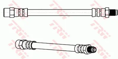 TRW PHB128 Arka Fren Hortumu Transporter T4 893611775A