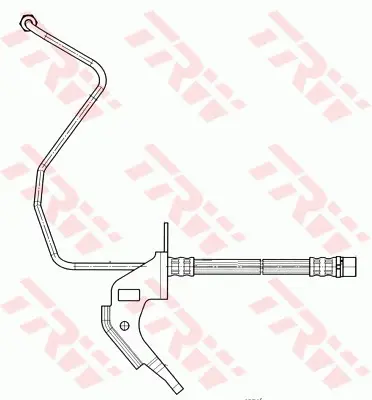 TRW PHD563 Fren Hortumu Arka Astra F 1991-1998-Astra G 1998-2009-Astra H 2004 Combo 2001 562178