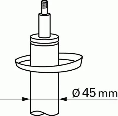 SACHS 100 457 Sachs Shock Absorber 31321125474