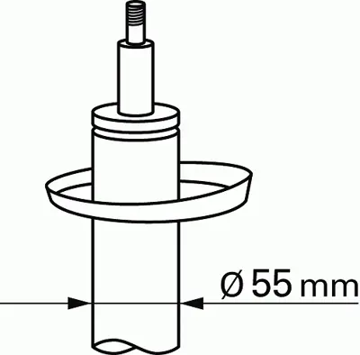 SACHS 311 863 On Amortısor (Eskı Kod) Caddy 1,6 / 1,9tdı 2,0sdı 55mm 04> 