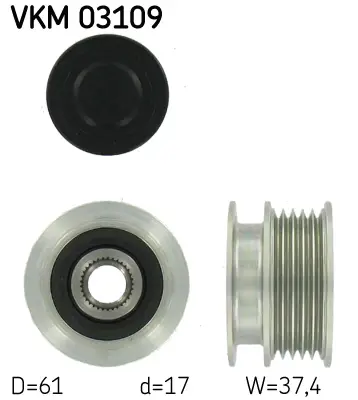 SKF VKM 03109 Dinamo Rulmanı Arosa-Felıcıa-Polo 28903119S