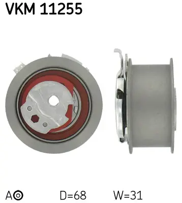 SKF VKM 11255 Eksantrık Gergı Rulmanı Octavıa Golf V Passat Touran A3 A4 A6 Altea Leon 2,0 Tdı 03> 3G109243 68000816AA MN980101