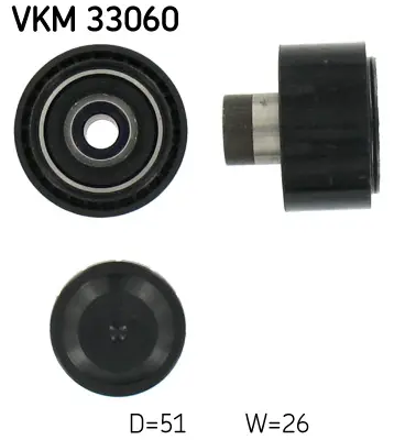 SKF VKM 33060 Alternatör Gergi Rulmanı Partner-Berlıngo 1.6 Hdı-P206 1.4hdı-C3 1.6 16v-Fıesta V-Fusıon 1.4tdcı 2S6119A216DA 575190 Y40115930A